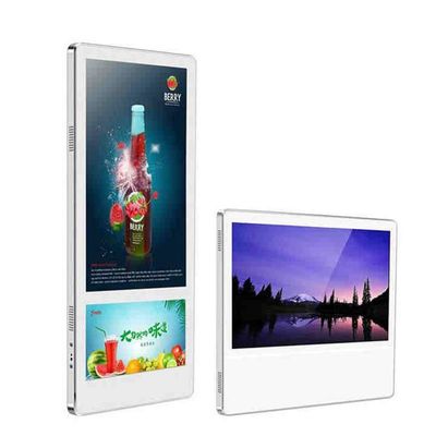 kwaliteit  Indoor Elevator Media Wall Mounted Digital Advertising Screen For Customizable Advertising Display fabriek