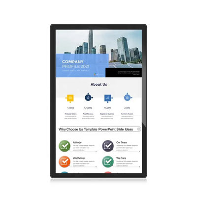 21.5 inch muur gemonteerd digitale signage lift reclame 300 Nits