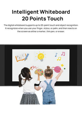 Interactief Smart Digital Blackboard IFP 86 Inch Screen Touch Blackboard