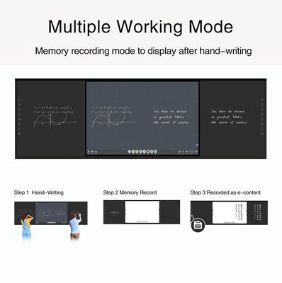 75 inch LED Smart Blackboard voor onderwijsschool Interactief 350 Cd/m2