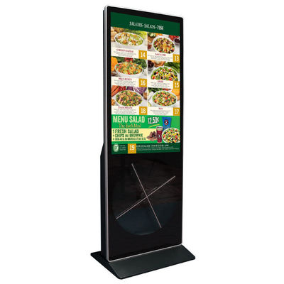 43 inch LCD vloer staande digitale borden voor winkelcentrum tentoonstelling