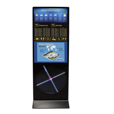 43 inch LCD vloer staande digitale borden voor winkelcentrum tentoonstelling