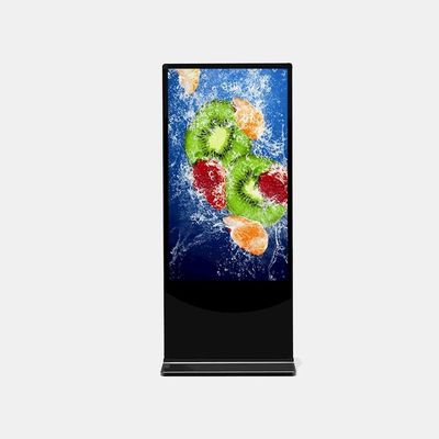 Gepersonaliseerde zwarte vrijstaande digitale beeldschermen 42 inch 65 inch