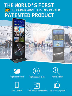 1920x1080 staande digitale display, vloer staande lcd reclame speler 42 inch