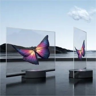 Desktoptype Transparent OLED-schermbeeldscherm Multifunctioneel OEM
