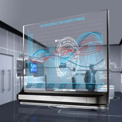 Vinnige reactie OLED Transparent Display Screen Multifunctionele OEM ODM