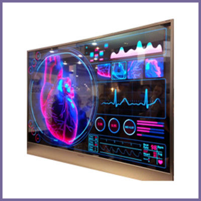 Ultra dun helder OLED-scherm intelligent voor reclame binnen