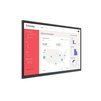 4K elektronische interactieve touchscreen whiteboard voor onderwijs en opleiding