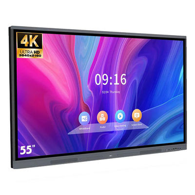 Interactief touchscreen whiteboard voor kantoorgebruik