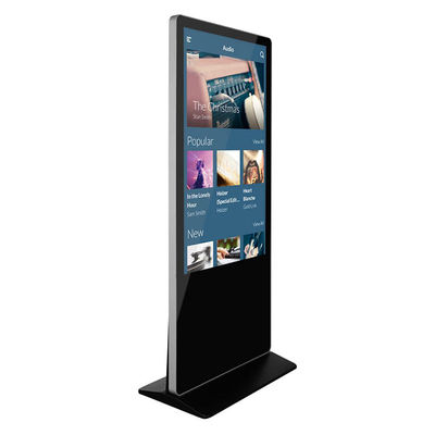 Innenvloer staand LCD digitaal borden met WiFi Bluetooth USB-connectiviteit