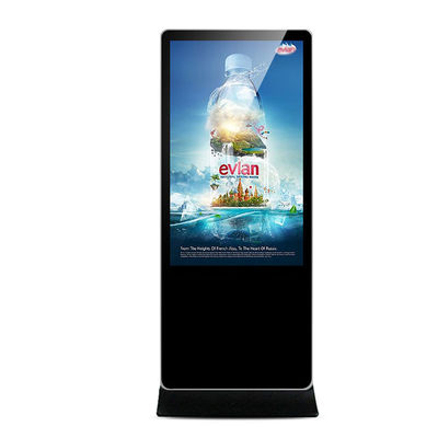 65 inch vloer staande digitale borden, LCD-paneel vrijstaand digitaal scherm OEM