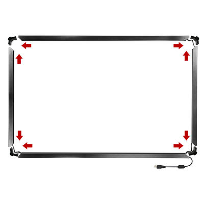 Professionele infrarood touchscreen DC 5V IR touchpaneel 8 ms reactie