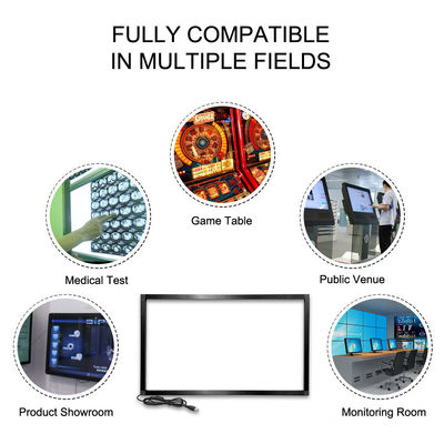 Professionele infrarood touchscreen DC 5V IR touchpaneel 8 ms reactie