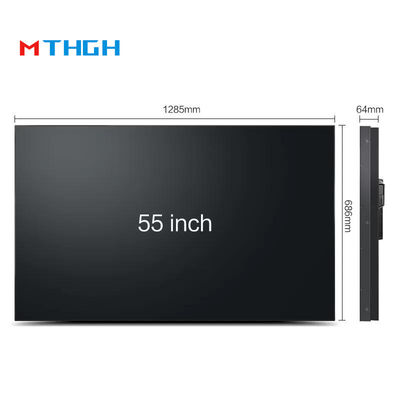 75 inch LCD-videopaneel met meerdere schermen voor commerciële reclame