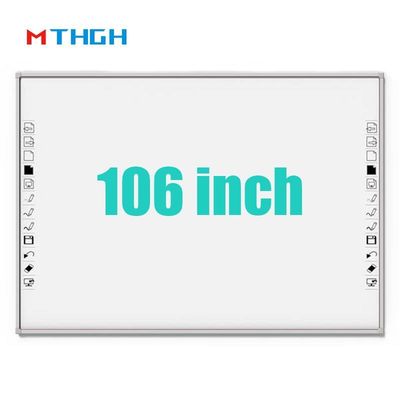 106 inch Elektromagnetisch Touch Smart Whiteboard 3840X2160 Schermresolutie Voor schoolinteractie