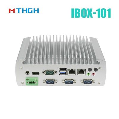 IBOX-101 Plus Industrial Mini PC met HDMI Mini PCIe/MSATA Ondersteuning Windows/Liunx