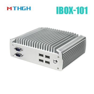 IBOX-101 Plus Industrial Mini PC met HDMI Mini PCIe/MSATA Ondersteuning Windows/Liunx
