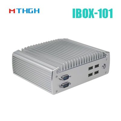 IBOX-101 Plus Industrial Mini PC met HDMI Mini PCIe/MSATA Ondersteuning Windows/Liunx