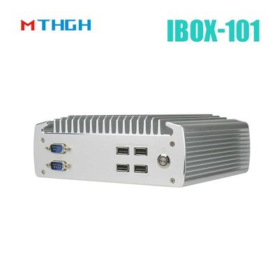 IBOX-101 Plus Industrial Mini PC met HDMI Mini PCIe/MSATA Ondersteuning Windows/Liunx
