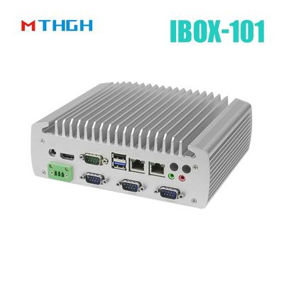 IBOX-101 Plus Industrial Mini PC met HDMI Mini PCIe/MSATA Ondersteuning Windows/Liunx