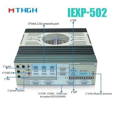 IEXP-502 Industrial Mini PC met Mini PCIe Expansion Slot Windows/Linux besturingssysteem