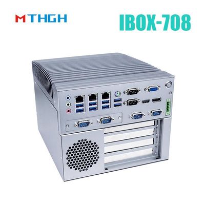 IBOX-708 SSD Intel Core I5 6500T Industrial Mini PC Alle aluminium onderstel -20°C~60°C Temperatuur