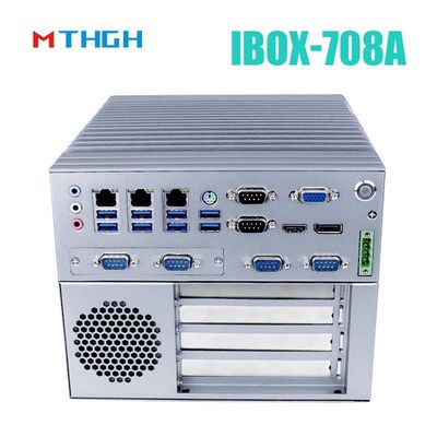 I3 6100T Quad Core Fanless Industrial Mini PC met 12V DC stroomvoorziening en 64G SSD