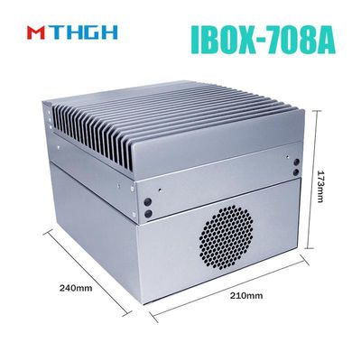 I3 6100T Quad Core Fanless Industrial Mini PC met 12V DC stroomvoorziening en 64G SSD