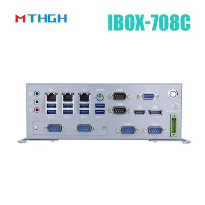IBOX-708C Fanless Industrial Mini PC met 8GB DDR4 Quad Core I7 6700T