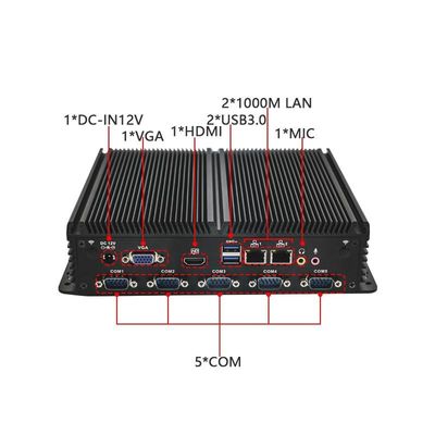 Quad Core Gemini Lake Refresh IBOX-1026 Mini PC met Dual Intel LAN