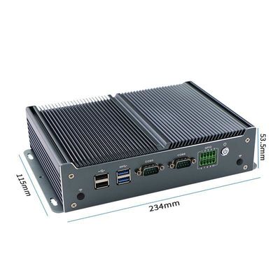 IBOX-1126 J1900 Industriële ventilatorloze mini-pc met 4 USB 2.0-poorten