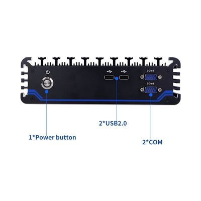 IBOX-3026 Fanless Industrial Mini PC 1135G7 Processor met CE FCC ROHS-certificering