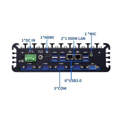 IBOX-3026 Fanless Industrial Mini PC 1135G7 Processor met CE FCC ROHS-certificering