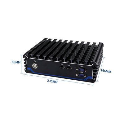 IBOX-3026 Fanless Industrial Mini PC 1135G7 Processor met CE FCC ROHS-certificering