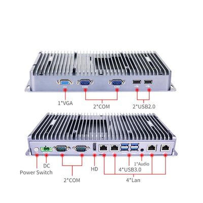 IBOX-3046 Fanless Industrial Mini PC 10110U Processor DC 9V-36V breedspanningsinvoer