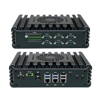 Quad Core IBOX-3126 Mini PC 3*Intel I225-V 2.5G LAN Industrieel werkstation