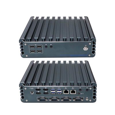 IBOX-3226 Quad Core Refresh Fanless Industrial Mini PC CE CCC FCC Klasse A RoHS 2,64 kg