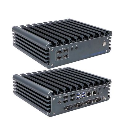 IBOX-3226 Quad Core Refresh Fanless Industrial Mini PC CE CCC FCC Klasse A RoHS 2,64 kg