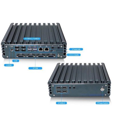 IBOX-3226 Quad Core Refresh Fanless Industrial Mini PC CE CCC FCC Klasse A RoHS 2,64 kg
