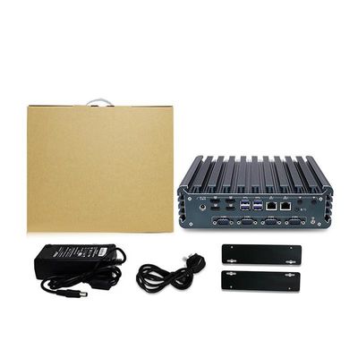 IBOX-3226 Quad Core Refresh Fanless Industrial Mini PC CE CCC FCC Klasse A RoHS 2,64 kg