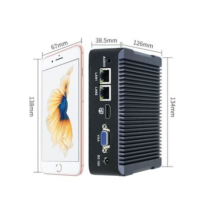 Nano-N3 Plus J1900 4 Core 8G RAM Industrial Mini PC Ondersteuning OS Windows/Linux