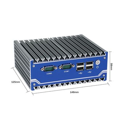 Nano Titanium Grijs Industriële Mini PC N11 DC 12V Input 2XIntel I210-AT/I211-AT 1000M