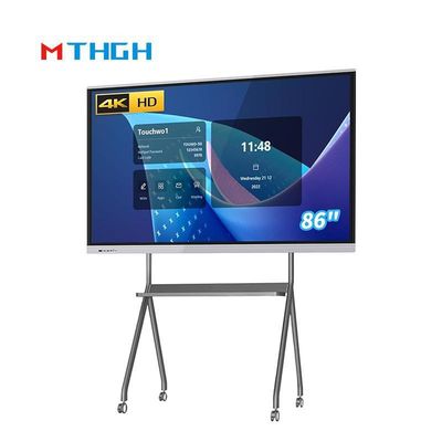 86 inch 16 9 Interactief aanraakscherm Whiteboard 4K 300cd/M2 Infrarood technologie