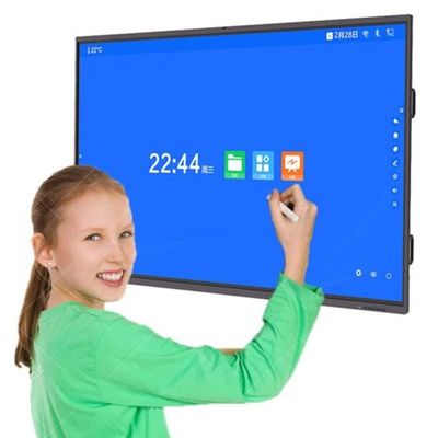 4K 65 inch 16:9 Interactief LCD Whiteboard Infrarood/Capacitive Touch voor slim onderwijs