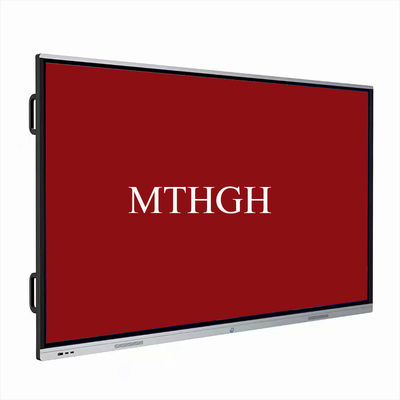 75 inch interactief aanraakscherm Whiteboard 4K Display Helderheid ≥350cd/m2 Reactie ≤8ms