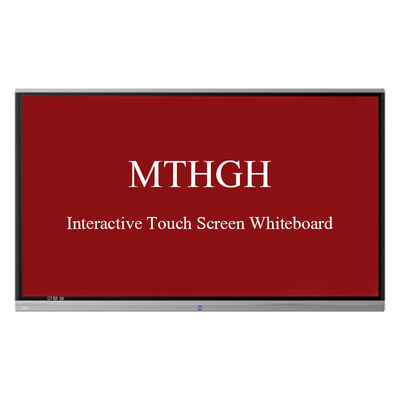 75 inch interactief aanraakscherm Whiteboard 4K Display Helderheid ≥350cd/m2 Reactie ≤8ms