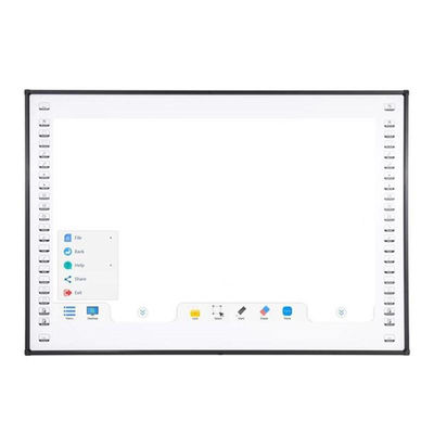 83 inch Smart Interactive White Board met infrarood touchtechnologie en zwart schrijven in kleur