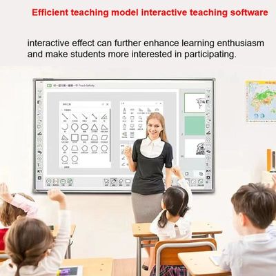 83 inch interactief whiteboard met optionele I3/i5/i7/i9 CPU 10 punt 60 miljoen aanrakingen Resolutie 3840*2160