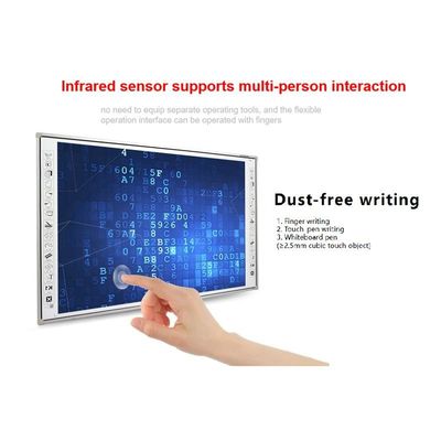 83 inch interactief whiteboard met optionele I3/i5/i7/i9 CPU 10 punt 60 miljoen aanrakingen Resolutie 3840*2160