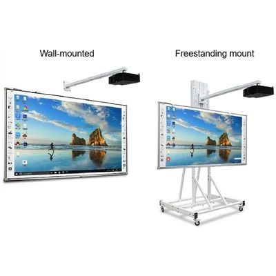 86 inch 20 punten infrarood touchscreen elektronisch interactief whiteboard slim digitaal bord voor school